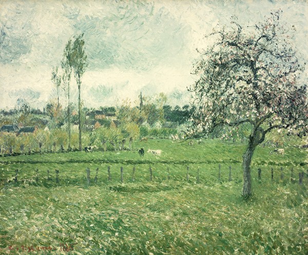 Camille Pissarro, Meadow at Eragny, 1885