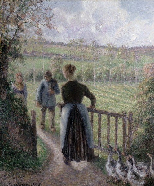 Camille Pissarro, The Woman with the Geese, 1895