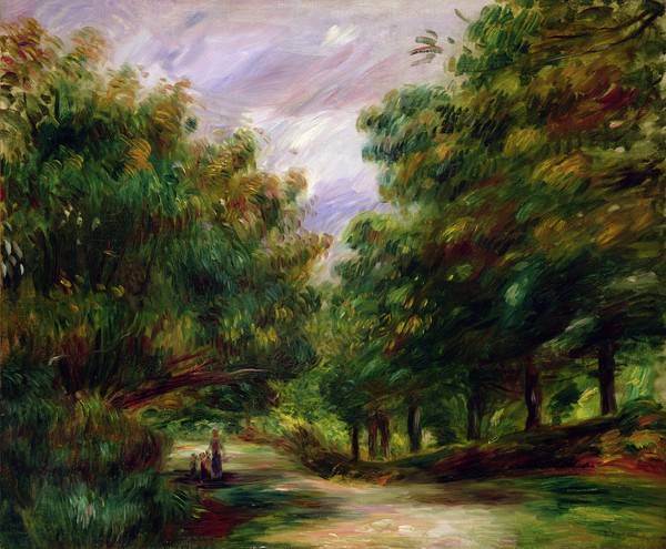 Pierre-Auguste Renoir, The road near Cagnes, 1905