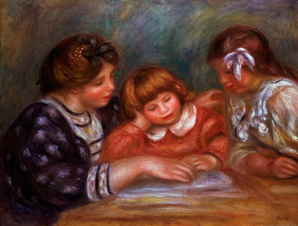 Pierre-Auguste Renoir, The Lesson, 1906
