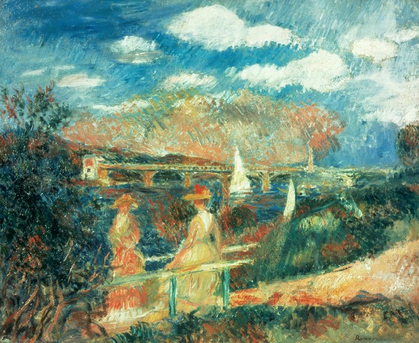 Pierre-Auguste Renoir, The banks of the Seine at Argenteuil, 1880