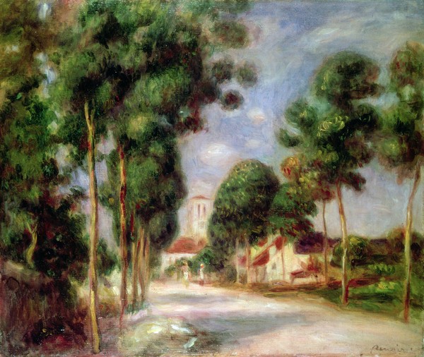 Pierre-Auguste Renoir, The Road to Essoyes, 1901 (oil on canvas)