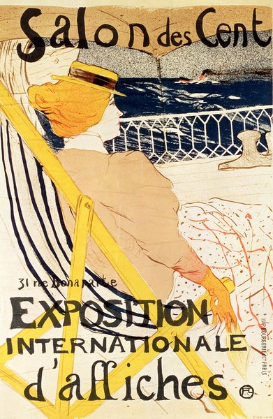 Henri de Toulouse-Lautrec, Poster advertising the 'Exposition Internationale d'Affiches', Paris, c.1896 (colour litho)