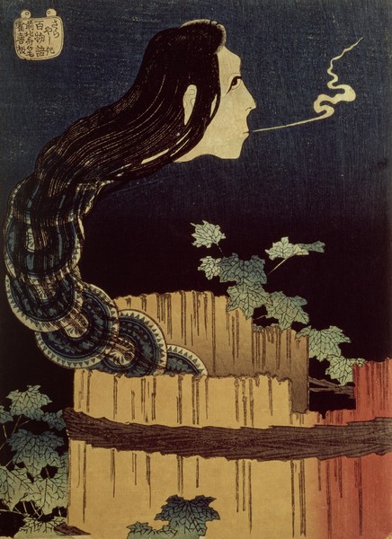 Katsushika Hokusai, Japanese Ghost (woodblock)