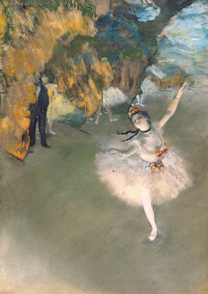 Edgar Degas, The Star, or Dancer on the stage, c.1876-77 (pastel on paper)