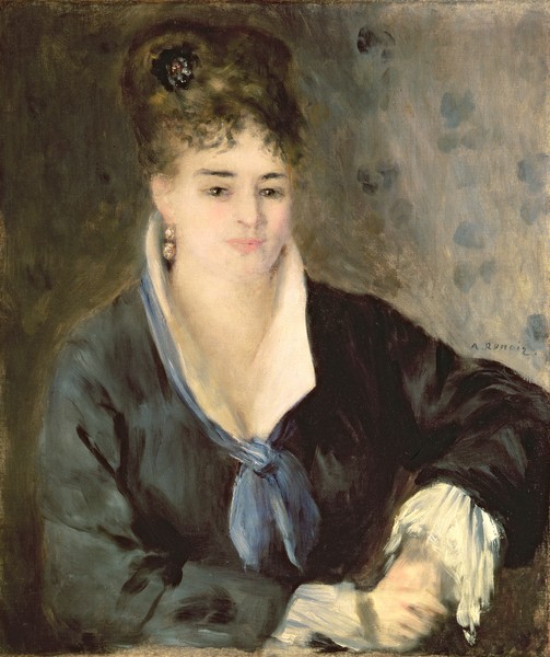 Pierre-Auguste Renoir, Lady in Black, c.1876 (oil on canvas)