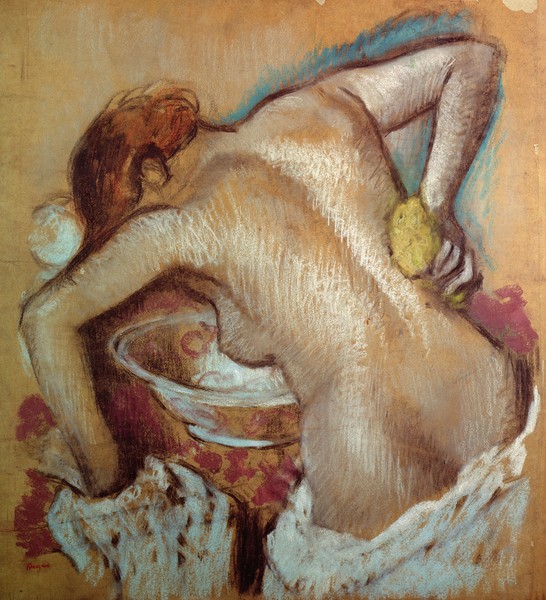 Edgar Degas, Woman at her toilet, c.1894 (pastel)