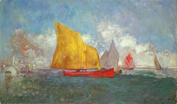 Odilon Redon, Yachts in a Bay