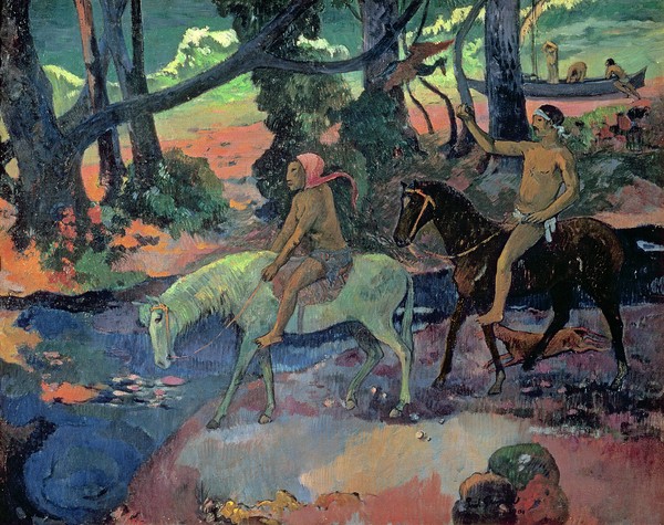 Paul Gauguin, The Escape, The Ford, 1901