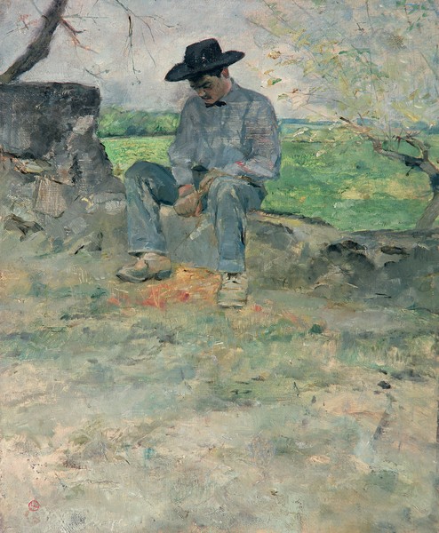 Henri de Toulouse-Lautrec, Young Routy at Celeyran, 1882 (oil on canvas)
