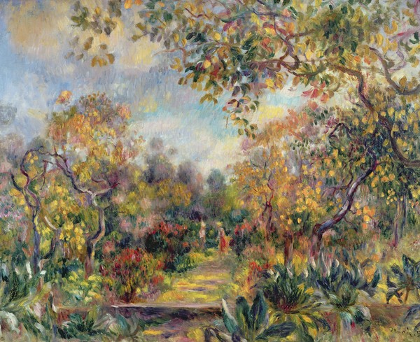 Pierre-Auguste Renoir, Landscape at Beaulieu, c.1893