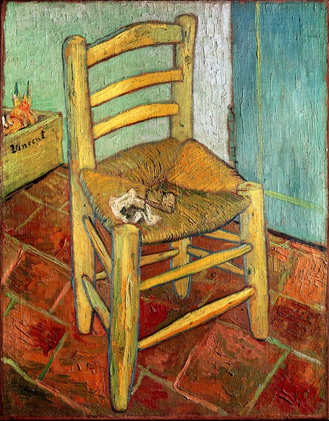 Vincent van Gogh, Vincent's Chair, 1888 (oil on canvas)