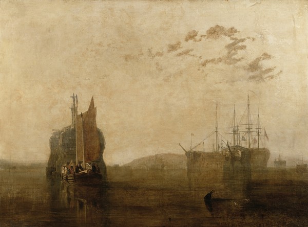 Joseph Mallord William Turner, Hulks on the Tamar, c.1812