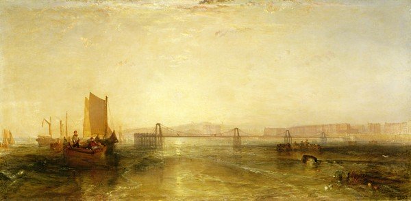Joseph Mallord William Turner, Brighton from the Sea, c.1829