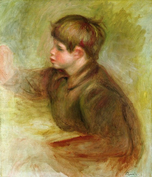 Pierre-Auguste Renoir, Portrait of Coco painting, c.1910-12