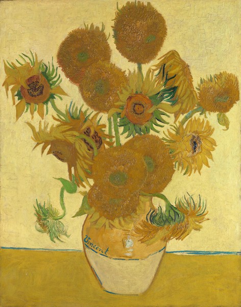Vincent van Gogh, Sunflowers, 1888 (oil on canvas)