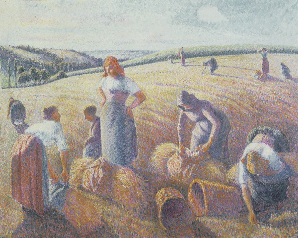 Camille Pissarro, The Gleaners, 1889 (oil on canvas) (Pointillismus)