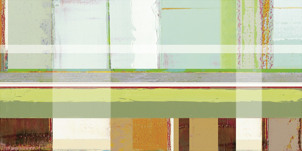 Winfried Becker, Fresh Summerwind I (Abstrakt, zeitgenössische Malerei, Streifen, Horizontale, Vertikale, Balken, Farbfelder, Wohnzimmer, Büro, Arztpraxis, bunt)