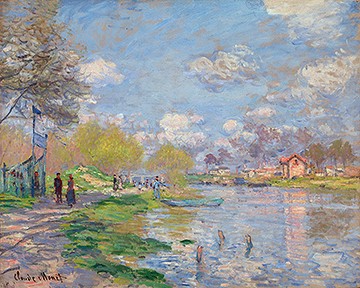 Claude Monet, Frühling an der Seine (Impressionsmus)
