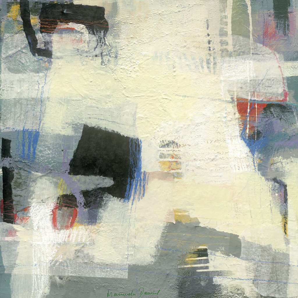 Manuela Daniel, Gedankensprünge (Abstrakte Malerei, modern, Farbfelder, Büro, Business, Wohnzimmer, Treppenhaus, bunt)