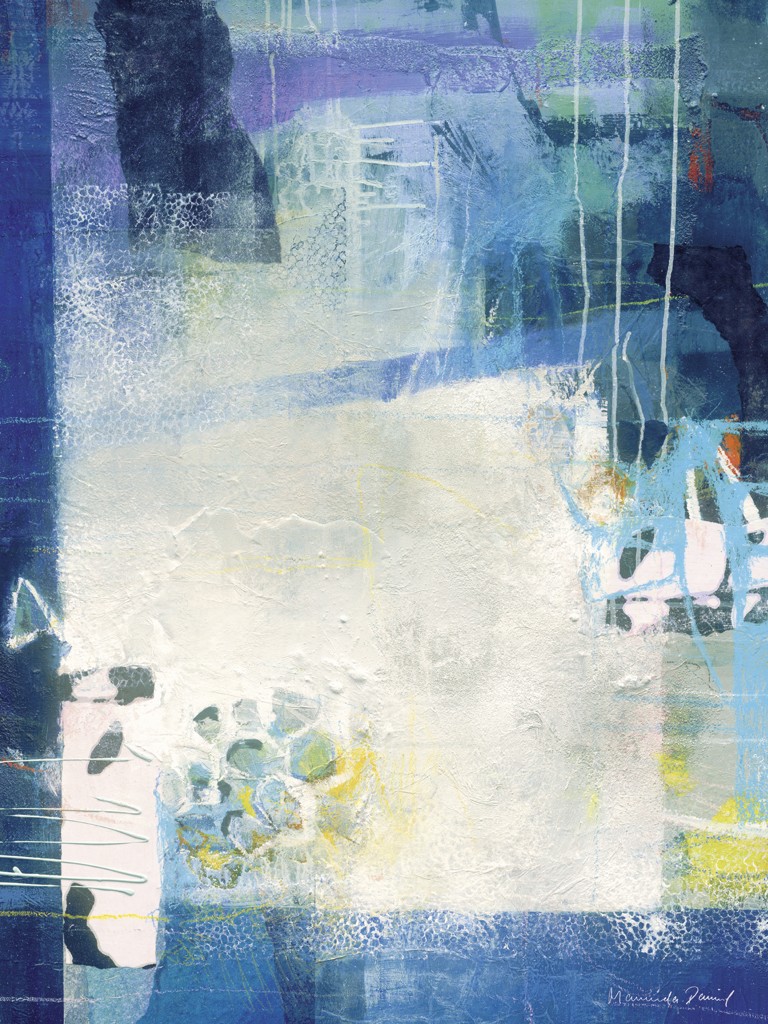 Manuela Daniel, Von allem etwas (Abstrakte Malerei, modern, Farbfelder, Büro, Business, Wohnzimmer, Treppenhaus, bunt)