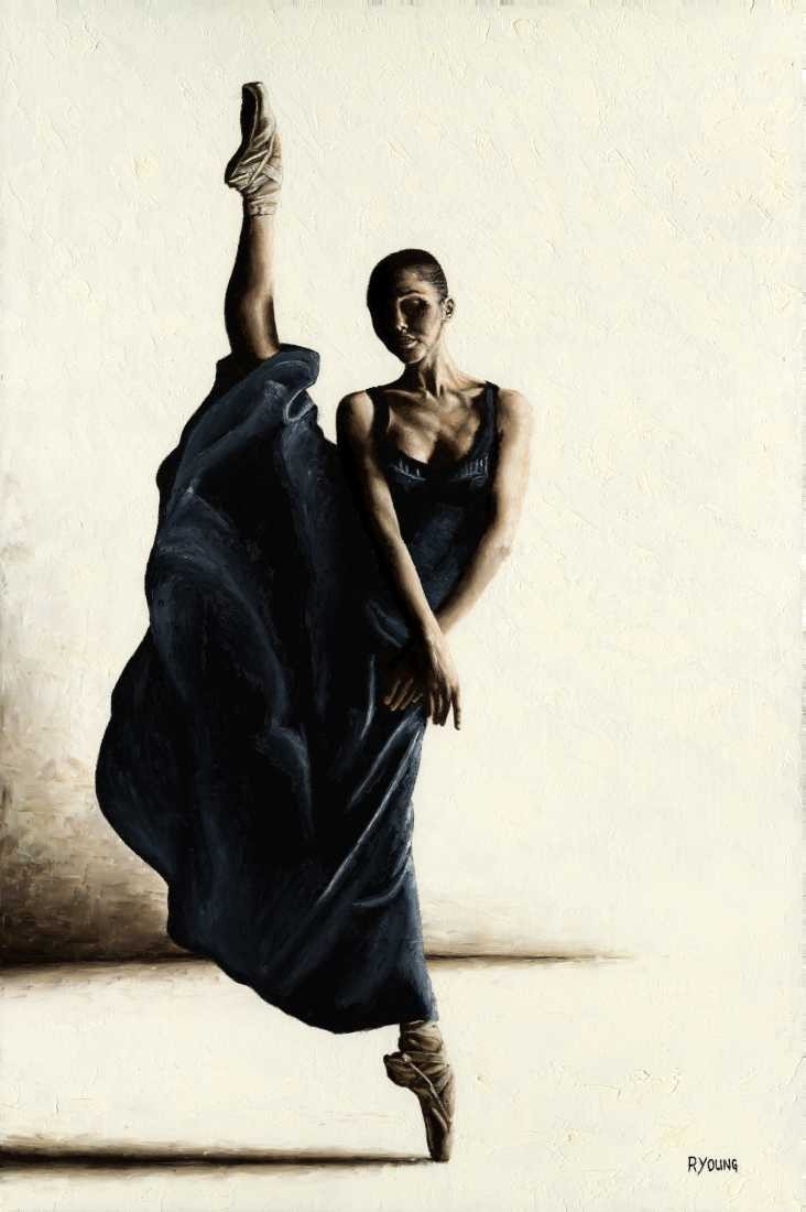 Konfiguration benutzen (Ballerina, Ballett, Tänzerin, Tanz, Frau, elegant, Grazil, Malerei, zeitgenössischer Realismus, Wohnzimmer, Tanzschule, Wunschgröße, bunt)
