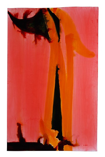 Federico Fusi, Okè I (Abstrakt, abstrahiert, Zeitgenössische Abstrakte Malerei, Business, Büro, Wohnzimmer, Wunschgröße, orange/bunt)