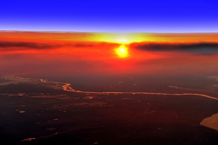 Hady Khandani, GEO ART - SUNRISE OVER RIVER OB - SOUTH OF NOVOSIBIRSK - SIBERIA - RUSSIA 01 (Hady Khandani, GEO ART - SUNRISE OVER RIVER OB - SOUTH OF NOVOSIBIRSK - SIBERIA - RUSSIA 01)