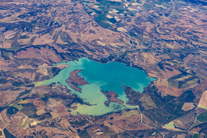 Konfiguration benutzen (HADYPHOTO, Spanien, Seen, Naturschutzgebiet, Kastilien, Landschaft,  Fotografie, Landschaftsfotografie, Büro, Wohnzimmer, Luftaufnahmen, Vogelperspektive, Wunschgröße, bunt)