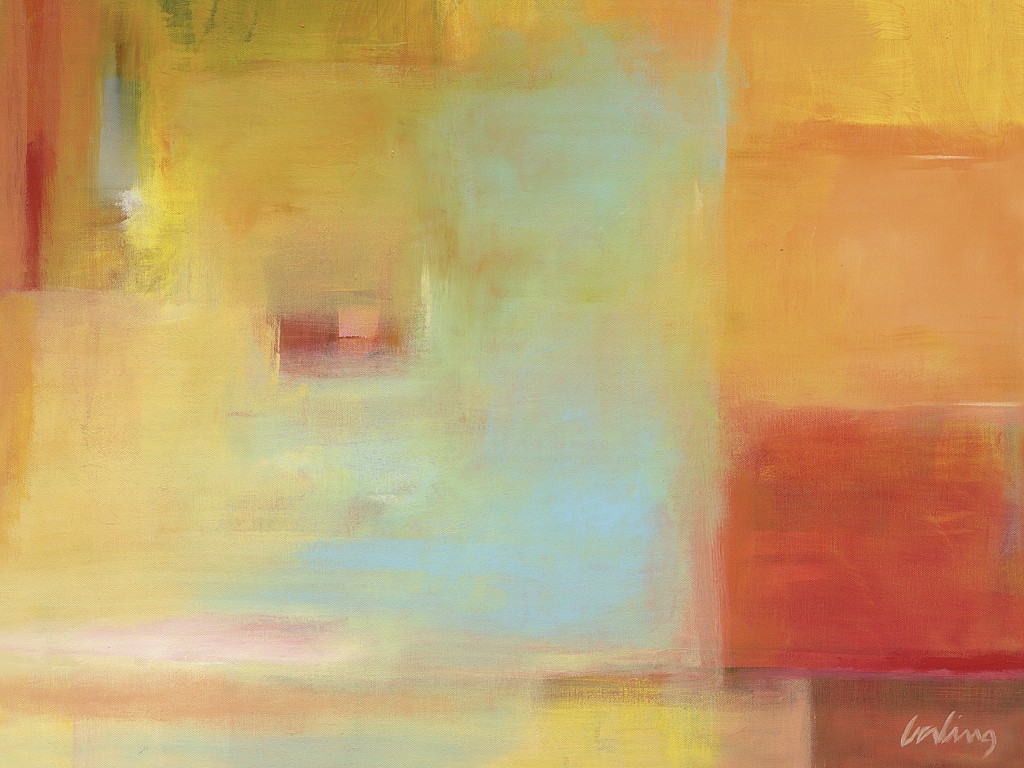 Vera Gerling, Santana III (Abstrakt, Abstrakte Malerei, Farbmuster, verschwommen, unscharf, Malerei, Wohnzimmer, Büro, Business, bunt)