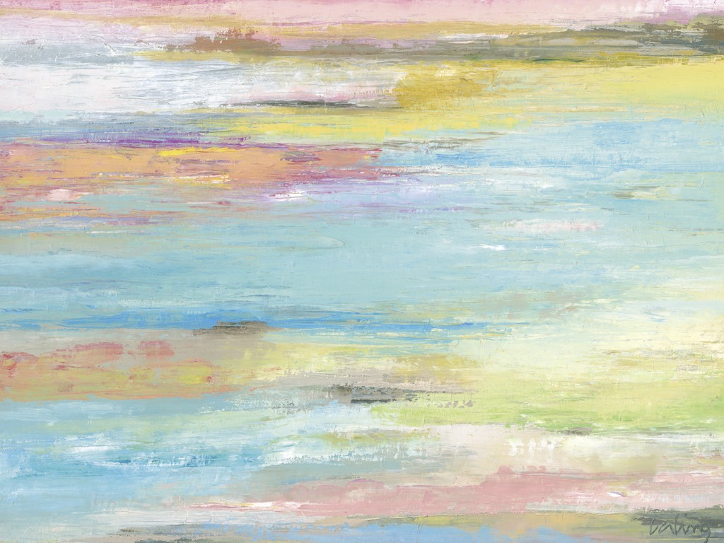 Vera Gerling, Go with the flow (Abstrakt, Abstrakte Malerei, Farbmuster, verschwommen, unscharf, Malerei, Wohnzimmer, Büro, Business, bunt)
