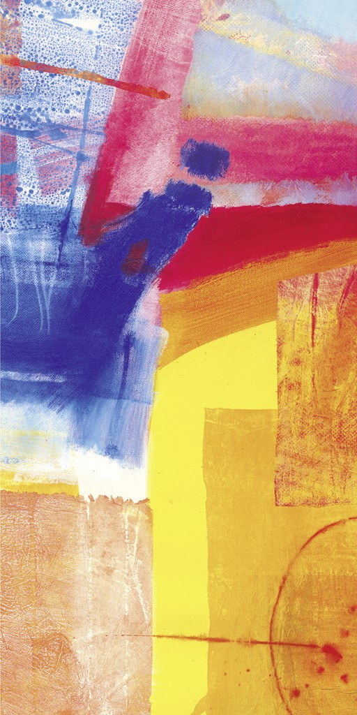 Jörgen Habedank, Let it be 2 (Abstrakt, Abstrakte Malerei, Farbflächen, Farbfelder, Transparenz, modern, zeitgenössisch, Wohnzimmer, Büro, Business, bunt)