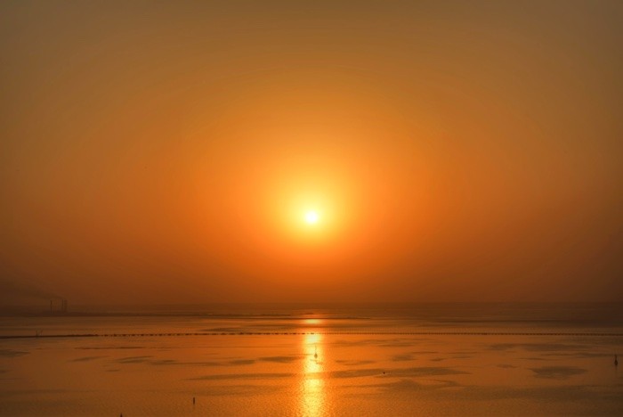 Hady Khandani, HDR - SUNSET OVER ARABIEN GULF - KUWAIT CITY