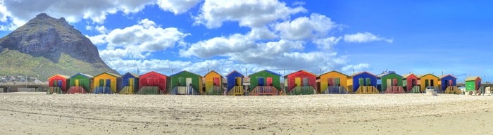 Hady Khandani, HDR PANO - COLORFUL HUTS - MUIZENBERG - SOUTH AFRICA 2 (Hady Khandani, HDR PANO - COLORFUL HUTS - MUIZENBERG - SOUTH AFRICA 2)