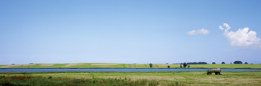 Heinrich Hecht, Mecklenburg-Vorpommern (Flachland, Ebene, Natur, See, Ostdeutschland, Landschaft, Wohnzimmer, Treppenhaus, Fotografie, bunt)