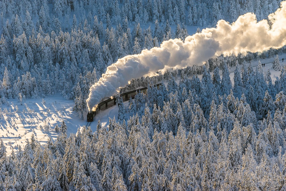 Konfiguration benutzen (Landschaft, Winter, Schnee, Wald, Dampflok, Eisenbahn, romantisch, Luftbild, Vogelperspektive, Wunschgröße, Treppenhaus, Wohnzimmer, Fotografie,)