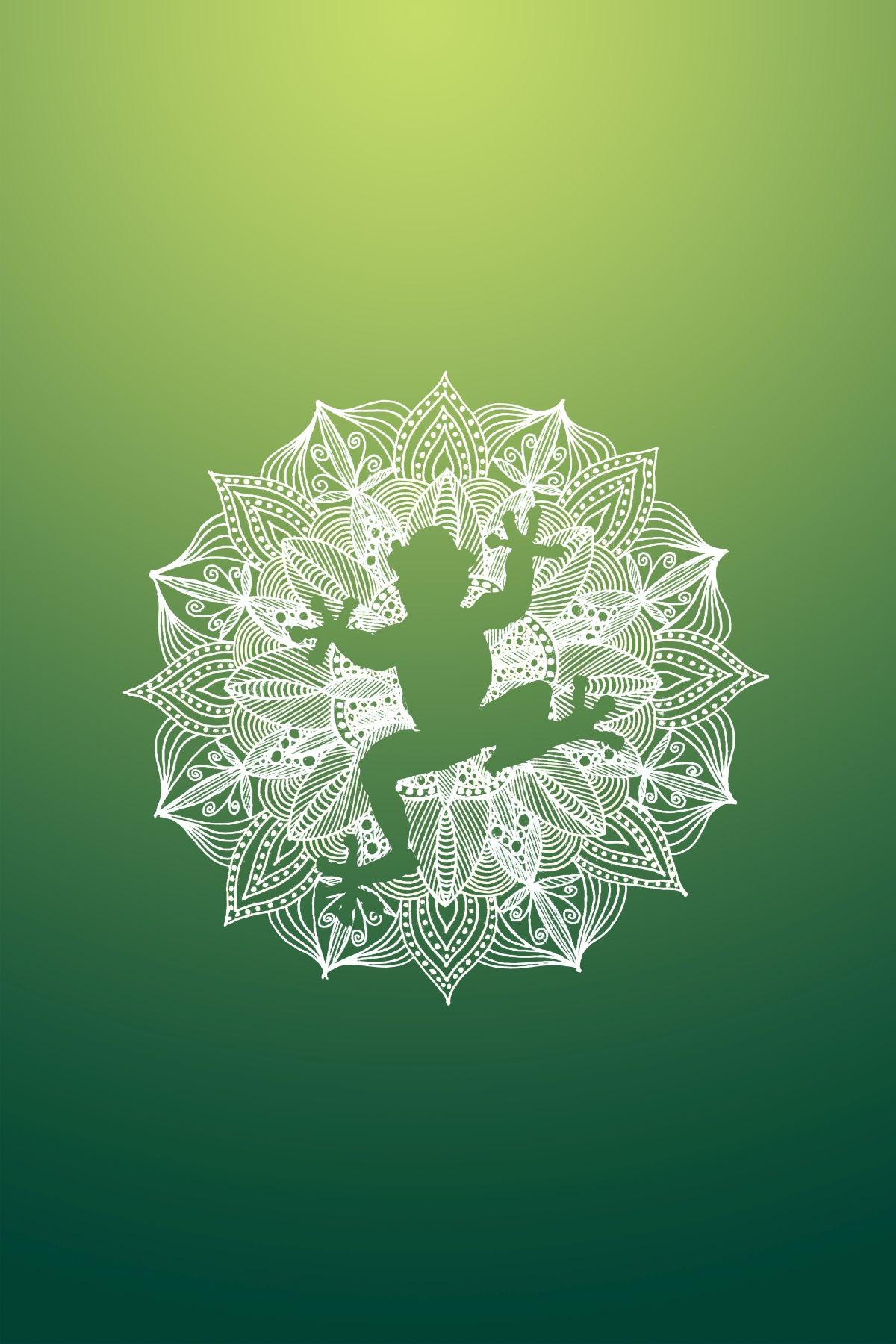 Konfiguration benutzen (Frosch, Kröte, Amphibien, Tiere, Mandala, Kreis, florale Muster, Silhouette,  Wunschgröße, zeitgenössisch, Treppenhaus, Wohnzimmer,)