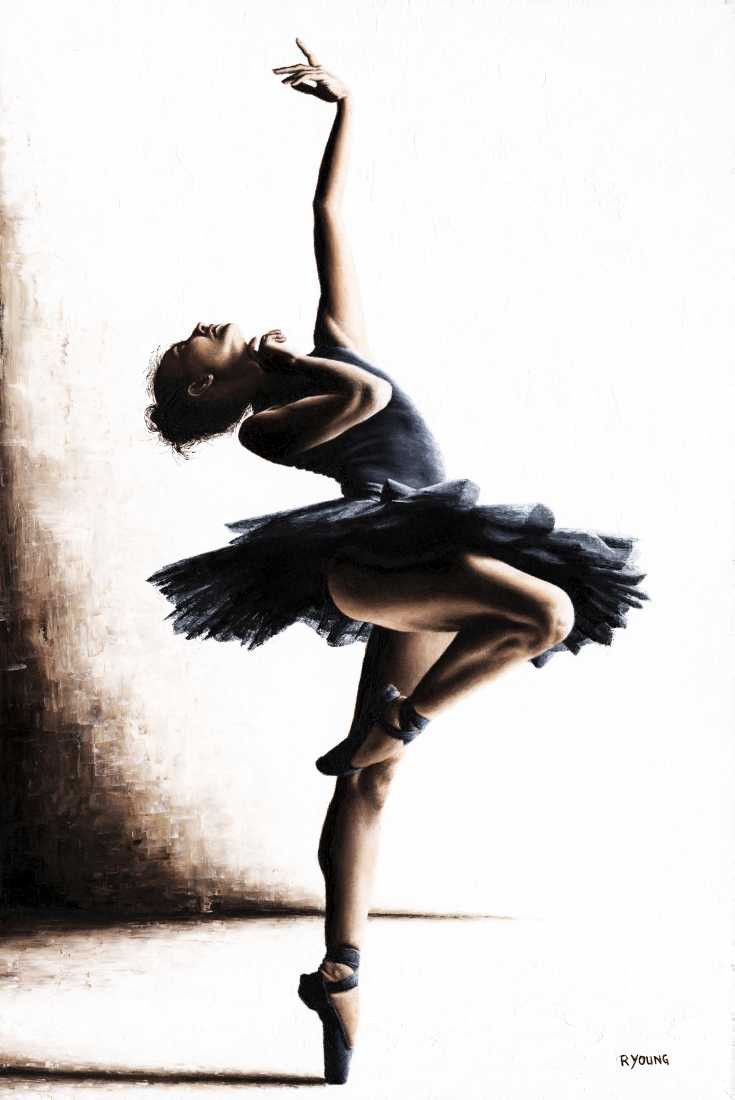 Konfiguration benutzen (Ballerina, Ballett, Tänzerin, Tütü, Grazie, Frau, Eleganz, Malerei, zeitgenössischer Realismus, Wohnzimmer, Wunschgröße, bunt)