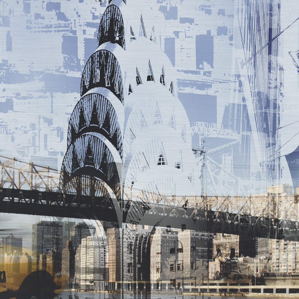 Oliver Rossdeutscher, Queensborough II (New York, Stadtteil, Brooklyn Bridge, Chrysler Building, Städte, Fotokunst, Treppenhaus, Wohnzimmer, XX-Um die Welt)