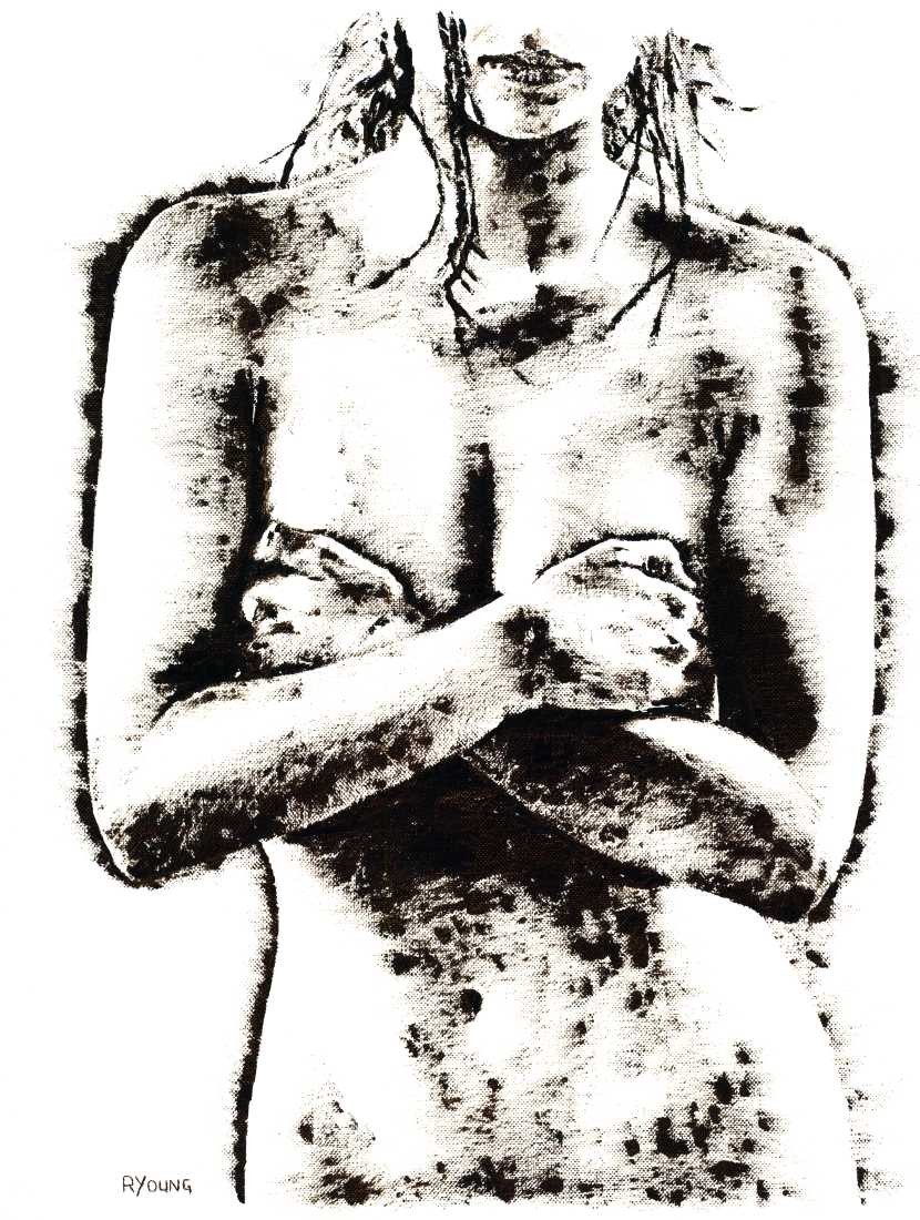 Konfiguration benutzen (Erotik, Sinnlich, Aktmalerei, Brüste, lasziv, Frau, Malerei, zeitgenössisch, modern, Wohnzimmer, Schlafzimmer, Wunschgröße, schwarz/weiß)