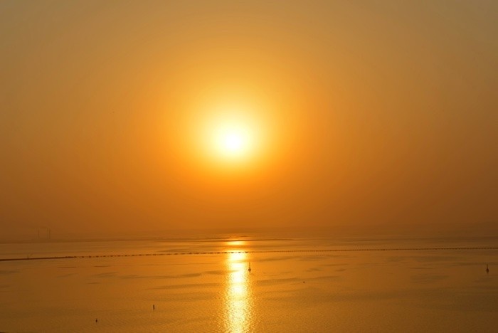 Hady Khandani, SUNSET OVER ARABIEN GULF - KUWAIT 1