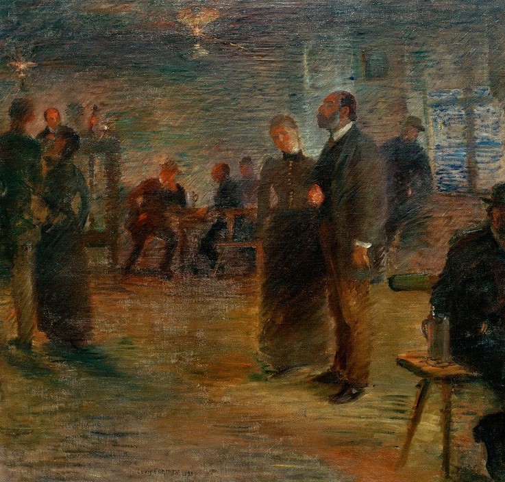 Lovis Corinth, Tanzpause bei Leistikow  (Kultur und Unterhaltung