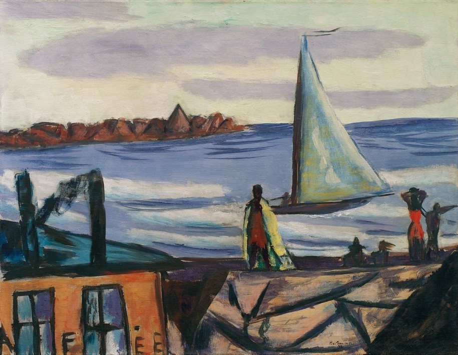 Max Beckmann, Badansicht bei Bandol (Kunst,Natur)