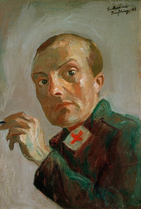 Max Beckmann, Selbstbildnis als Krankenpfleger (Kunst,Geschichte und Politik,Persönlichkeiten)