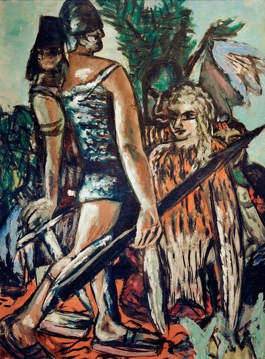 Max Beckmann, Krieger und Vogelfrau (Kunst,Alte Kulturen,Religion und Glaube)