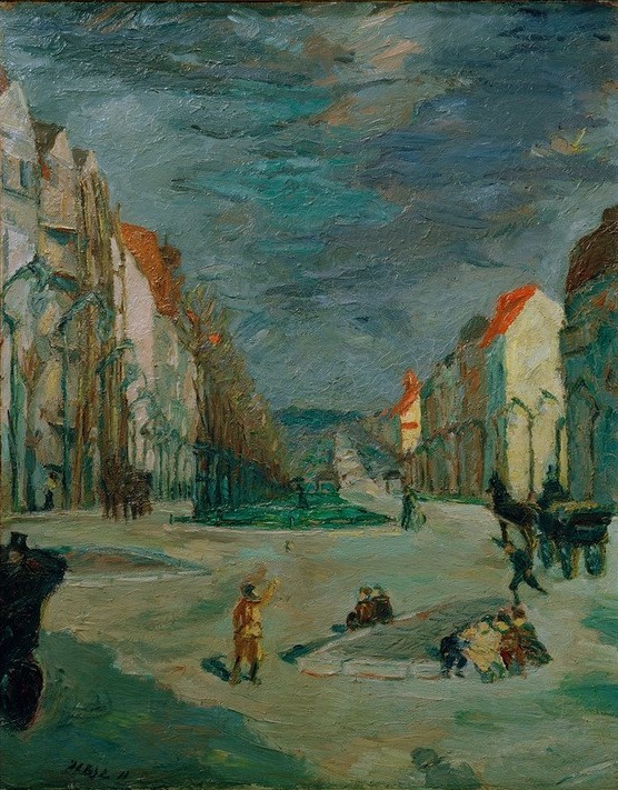 Max Beckmann, Kaiserdamm in Berlin (Kunst,Orte und Reise)