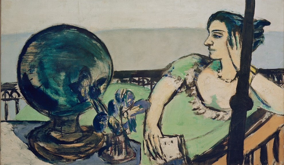 Max Beckmann, Sinnende Frau am Meer (Kunst,Mensch und Gesellschaft)