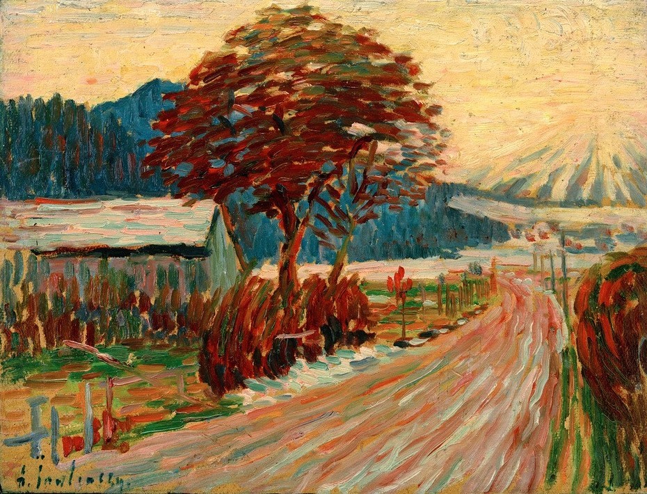 Alexej von Jawlensky, Landstraße in Füssen  (Natur)