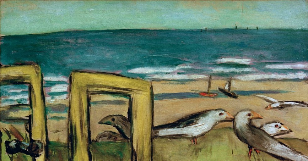 Max Beckmann, Möwen, sonnig (Kunst,Natur)