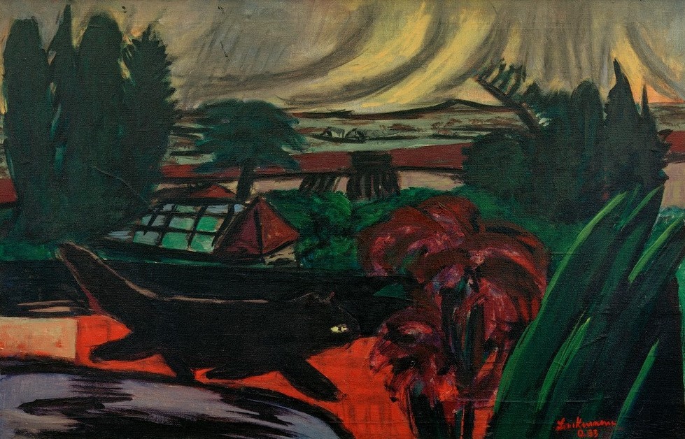 Max Beckmann, Abendlicher Garten im Gewitter (Kunst,Natur)